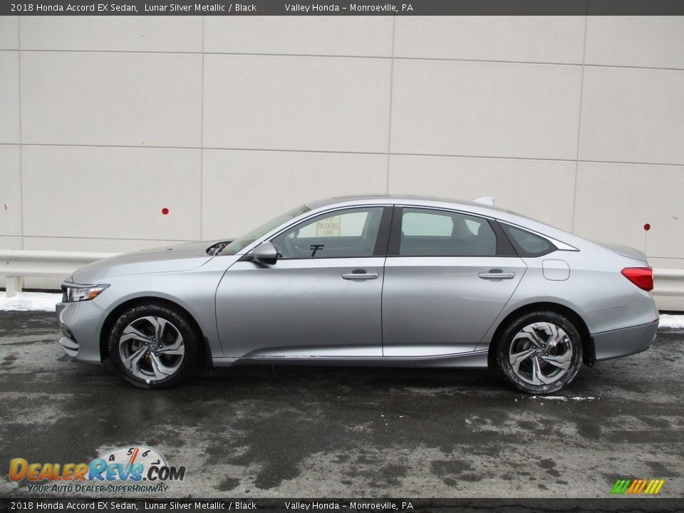 2018 Honda Accord EX Sedan Lunar Silver Metallic / Black Photo #2