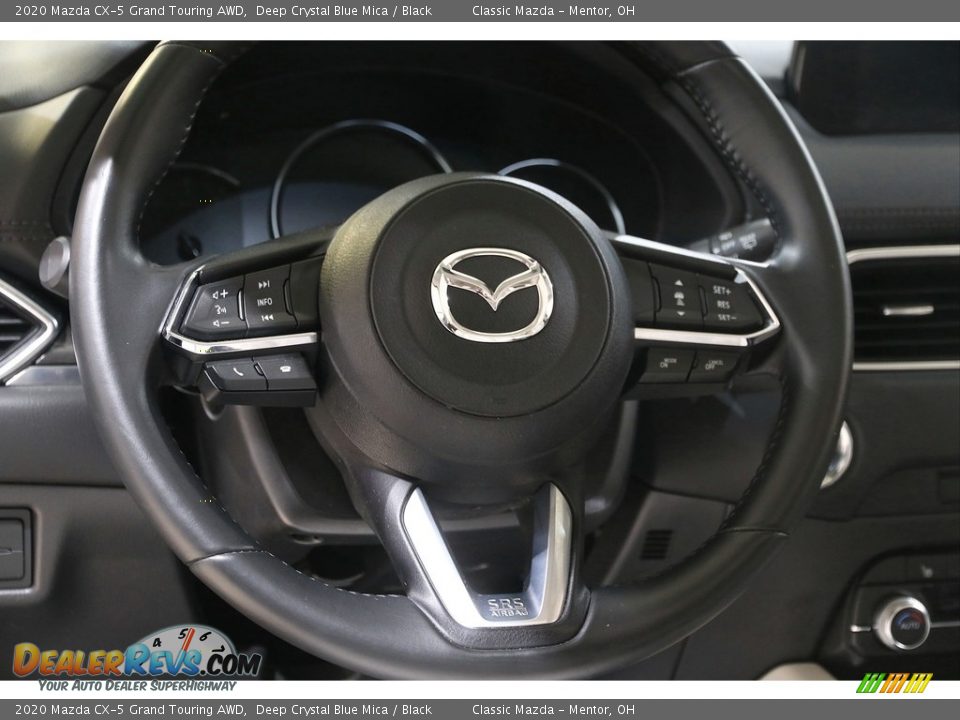 2020 Mazda CX-5 Grand Touring AWD Deep Crystal Blue Mica / Black Photo #7