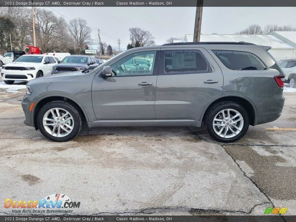 2021 Dodge Durango GT AWD Destroyer Gray / Black Photo #8