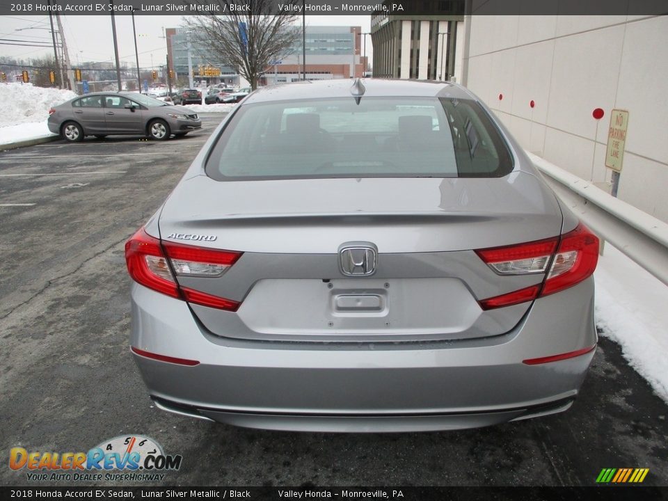 2018 Honda Accord EX Sedan Lunar Silver Metallic / Black Photo #4