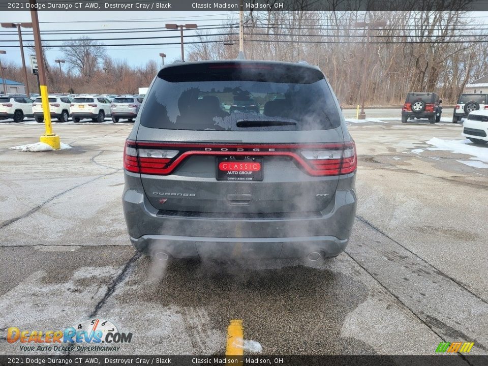 2021 Dodge Durango GT AWD Destroyer Gray / Black Photo #10