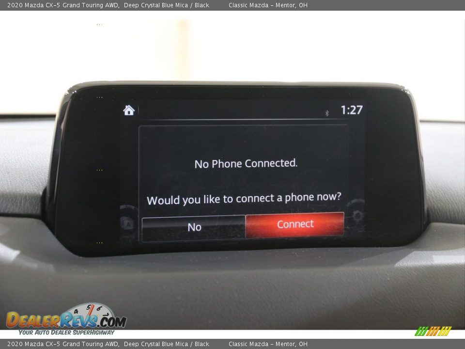 2020 Mazda CX-5 Grand Touring AWD Deep Crystal Blue Mica / Black Photo #11