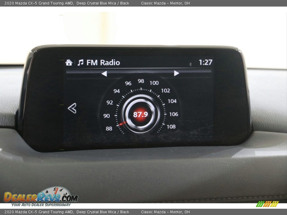 2020 Mazda CX-5 Grand Touring AWD Deep Crystal Blue Mica / Black Photo #12