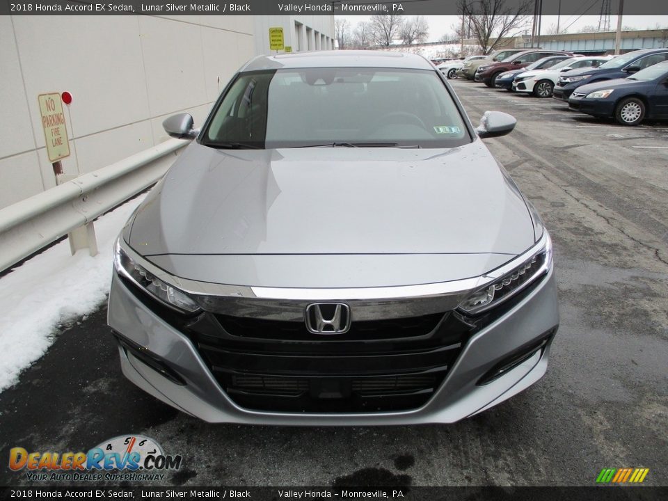 2018 Honda Accord EX Sedan Lunar Silver Metallic / Black Photo #7