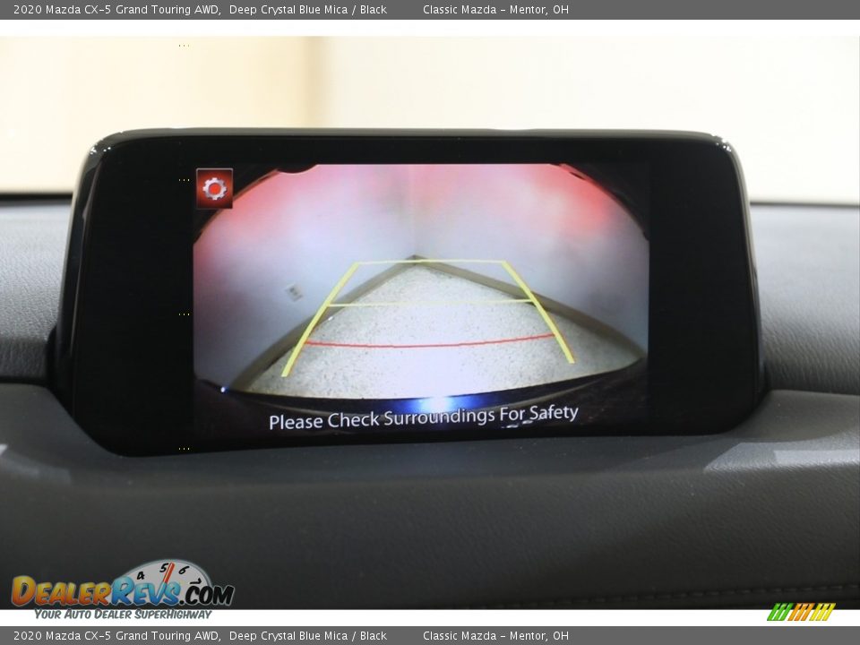 2020 Mazda CX-5 Grand Touring AWD Deep Crystal Blue Mica / Black Photo #13