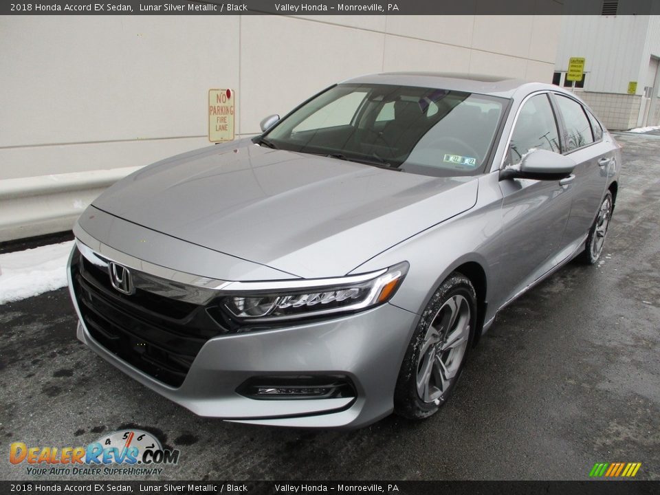 2018 Honda Accord EX Sedan Lunar Silver Metallic / Black Photo #8