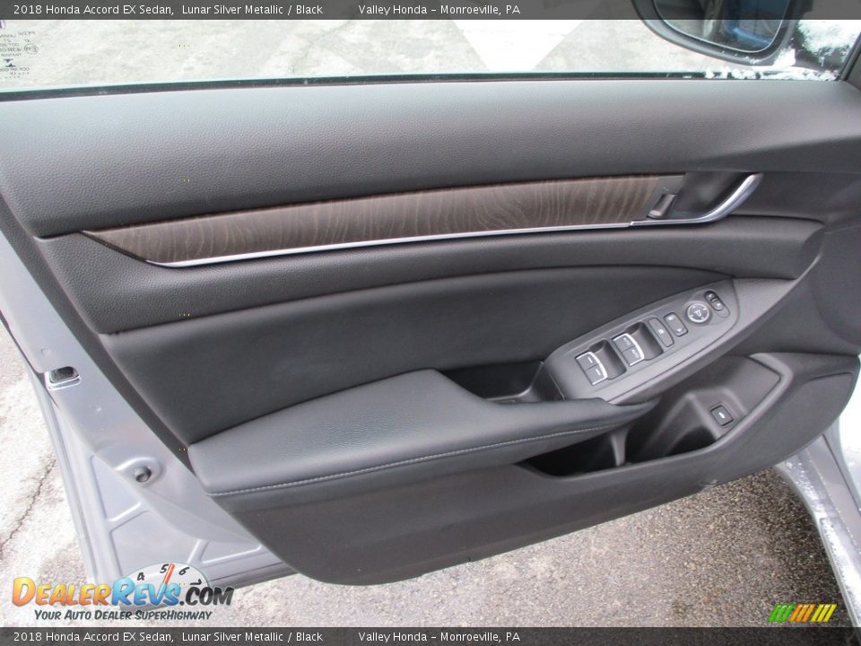 2018 Honda Accord EX Sedan Lunar Silver Metallic / Black Photo #9