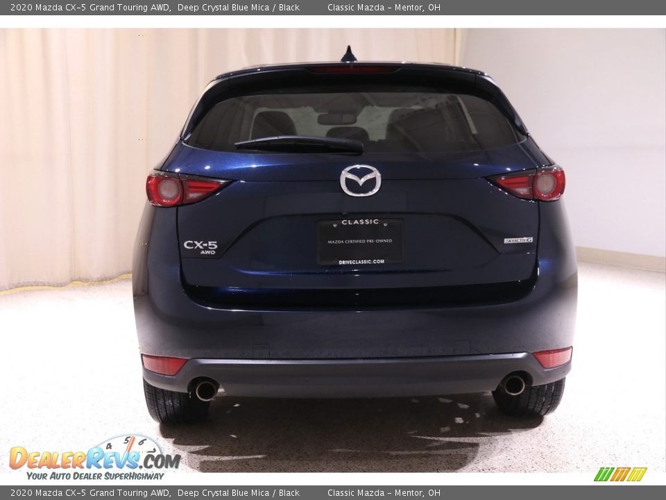 2020 Mazda CX-5 Grand Touring AWD Deep Crystal Blue Mica / Black Photo #18