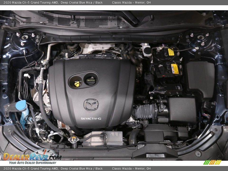 2020 Mazda CX-5 Grand Touring AWD Deep Crystal Blue Mica / Black Photo #19