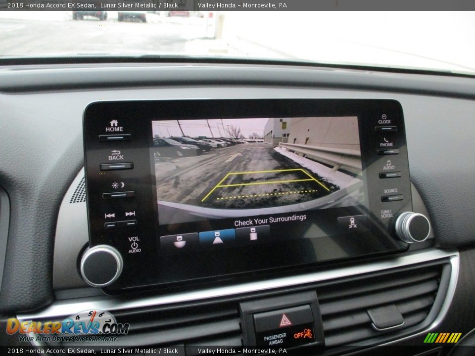 2018 Honda Accord EX Sedan Lunar Silver Metallic / Black Photo #15