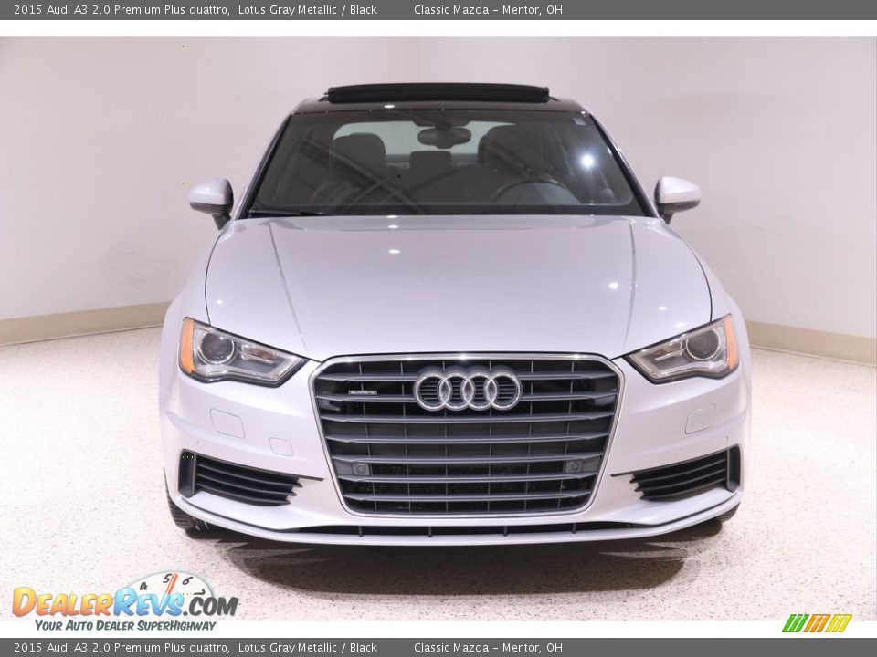 2015 Audi A3 2.0 Premium Plus quattro Lotus Gray Metallic / Black Photo #2