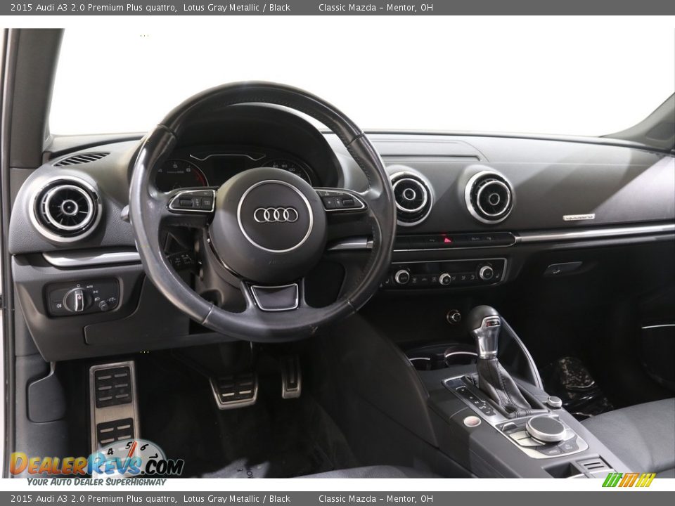 2015 Audi A3 2.0 Premium Plus quattro Lotus Gray Metallic / Black Photo #6