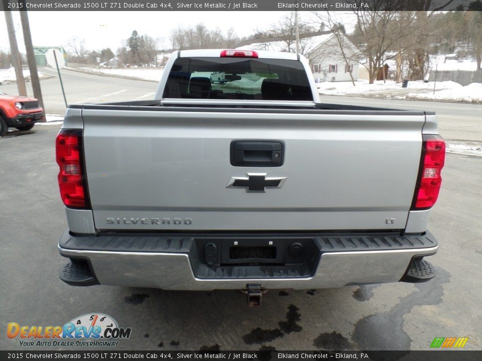 2015 Chevrolet Silverado 1500 LT Z71 Double Cab 4x4 Silver Ice Metallic / Jet Black Photo #7