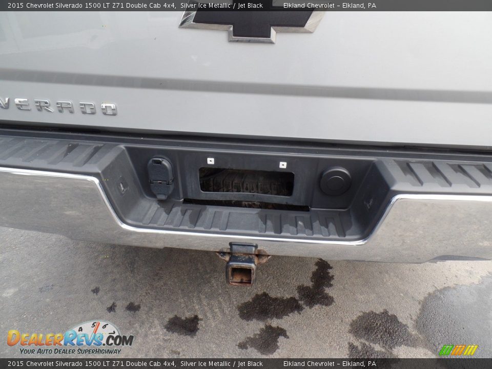 2015 Chevrolet Silverado 1500 LT Z71 Double Cab 4x4 Silver Ice Metallic / Jet Black Photo #12