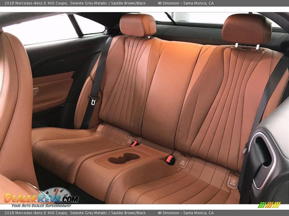 2018 Mercedes-Benz E 400 Coupe Selenite Grey Metallic / Saddle Brown/Black Photo #19