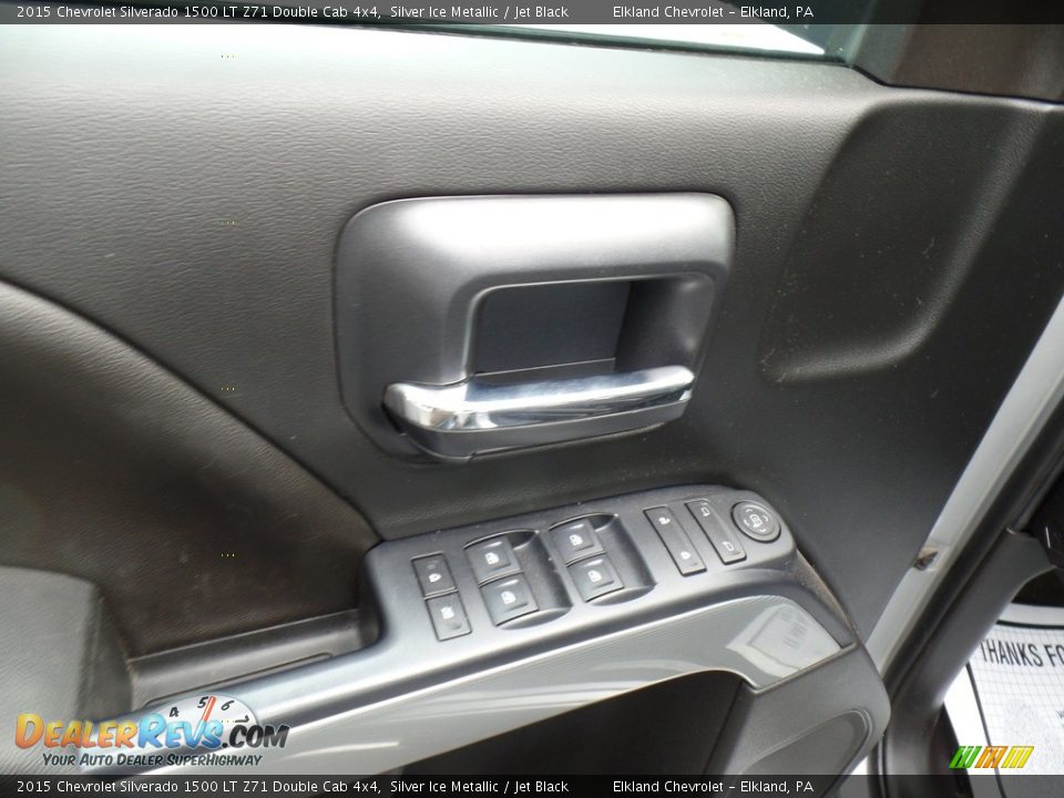 2015 Chevrolet Silverado 1500 LT Z71 Double Cab 4x4 Silver Ice Metallic / Jet Black Photo #16
