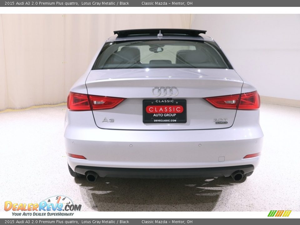 2015 Audi A3 2.0 Premium Plus quattro Lotus Gray Metallic / Black Photo #21