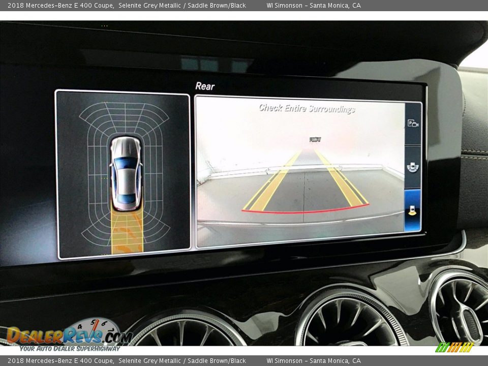 2018 Mercedes-Benz E 400 Coupe Selenite Grey Metallic / Saddle Brown/Black Photo #23