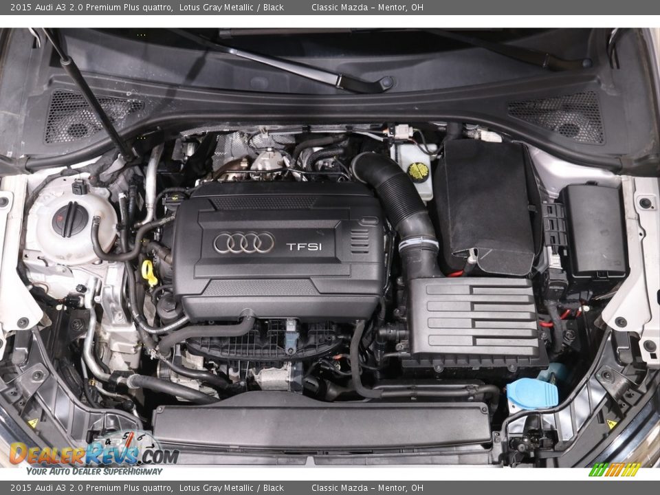 2015 Audi A3 2.0 Premium Plus quattro Lotus Gray Metallic / Black Photo #22