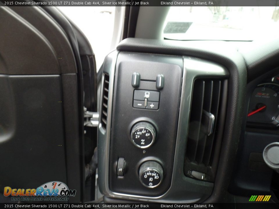 2015 Chevrolet Silverado 1500 LT Z71 Double Cab 4x4 Silver Ice Metallic / Jet Black Photo #20