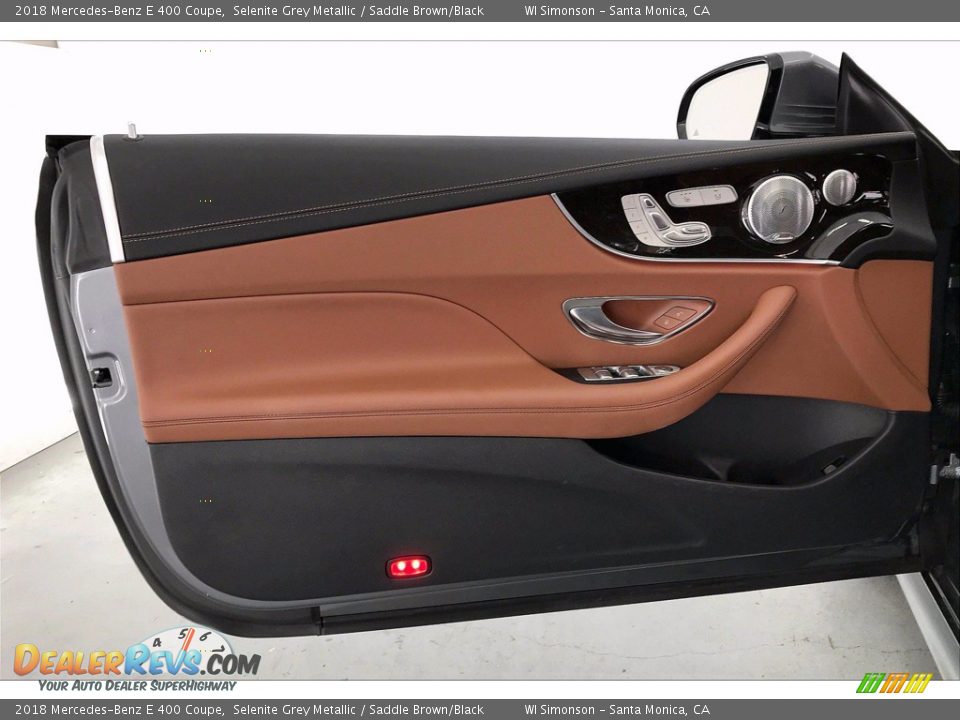 2018 Mercedes-Benz E 400 Coupe Selenite Grey Metallic / Saddle Brown/Black Photo #25