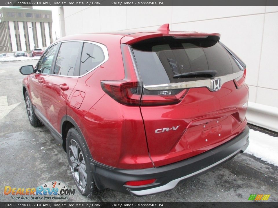 2020 Honda CR-V EX AWD Radiant Red Metallic / Gray Photo #3