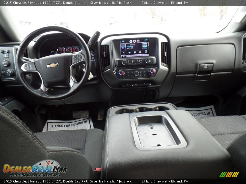 2015 Chevrolet Silverado 1500 LT Z71 Double Cab 4x4 Silver Ice Metallic / Jet Black Photo #30