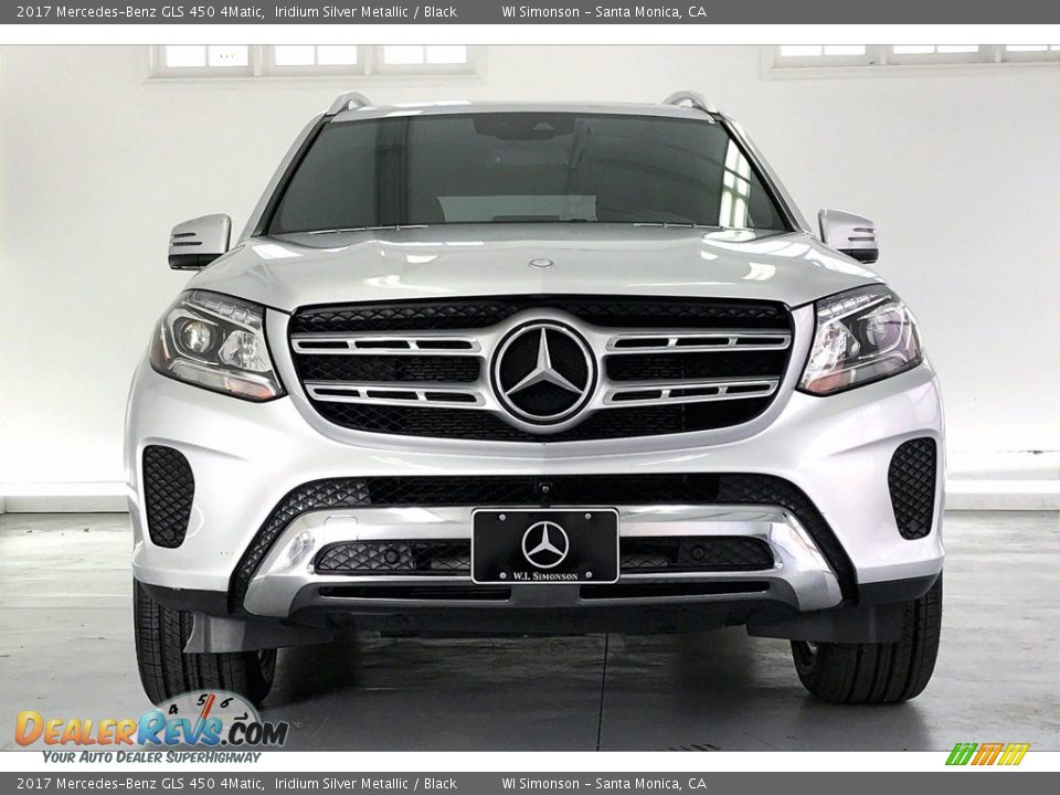 2017 Mercedes-Benz GLS 450 4Matic Iridium Silver Metallic / Black Photo #2