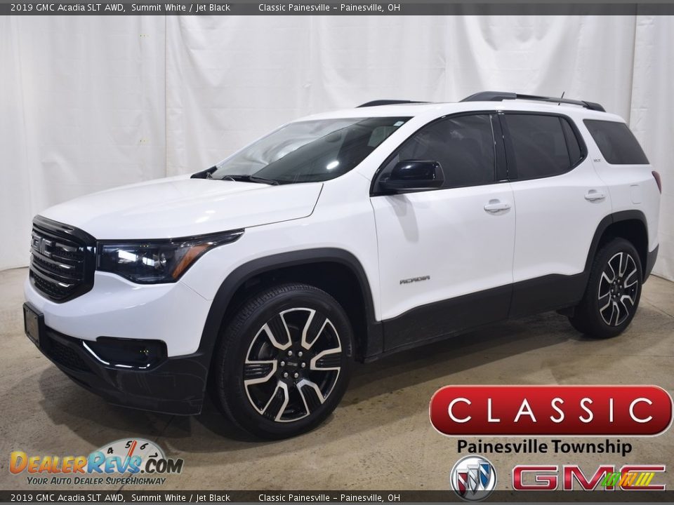 2019 GMC Acadia SLT AWD Summit White / Jet Black Photo #1