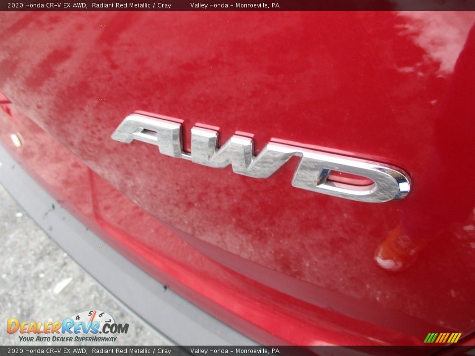 2020 Honda CR-V EX AWD Radiant Red Metallic / Gray Photo #6