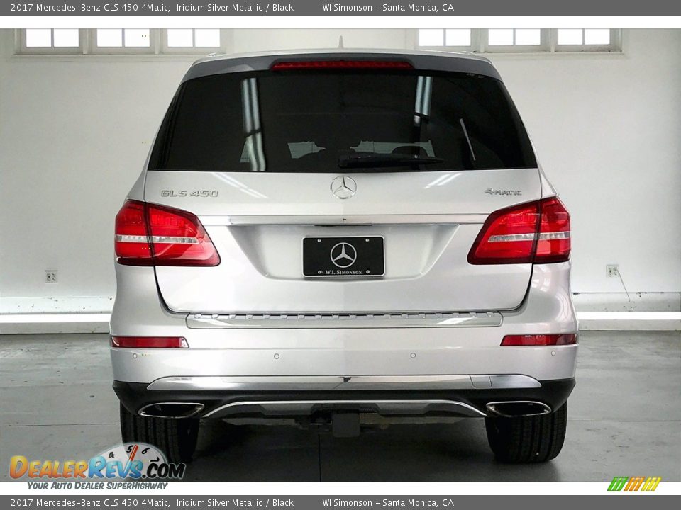 2017 Mercedes-Benz GLS 450 4Matic Iridium Silver Metallic / Black Photo #3