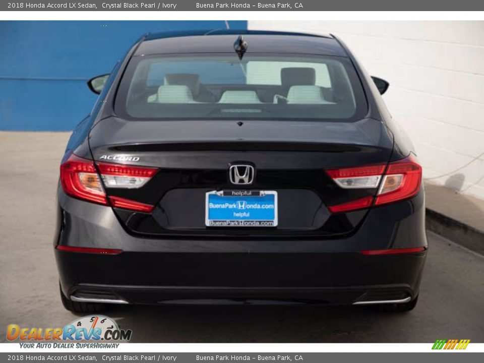 2018 Honda Accord LX Sedan Crystal Black Pearl / Ivory Photo #11