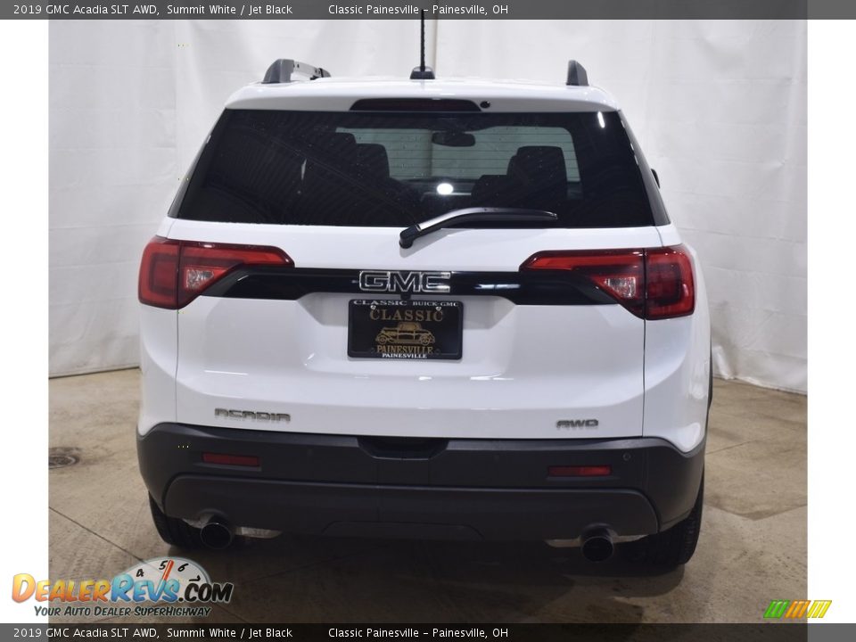 2019 GMC Acadia SLT AWD Summit White / Jet Black Photo #3