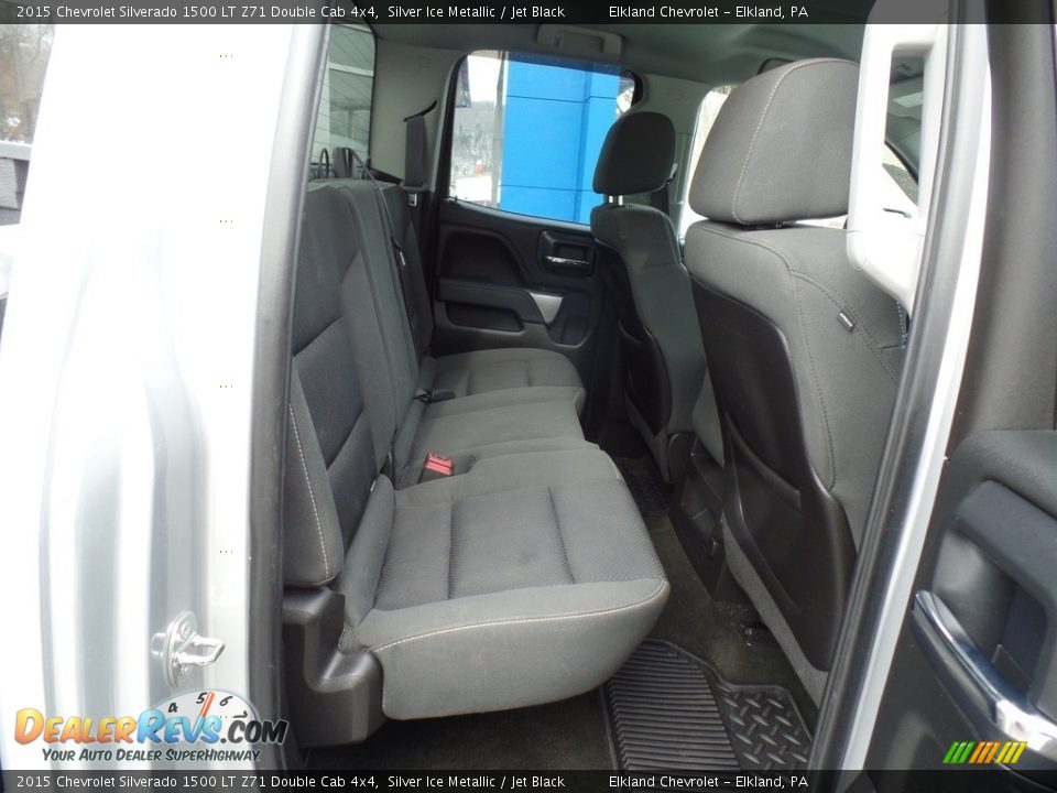 2015 Chevrolet Silverado 1500 LT Z71 Double Cab 4x4 Silver Ice Metallic / Jet Black Photo #34