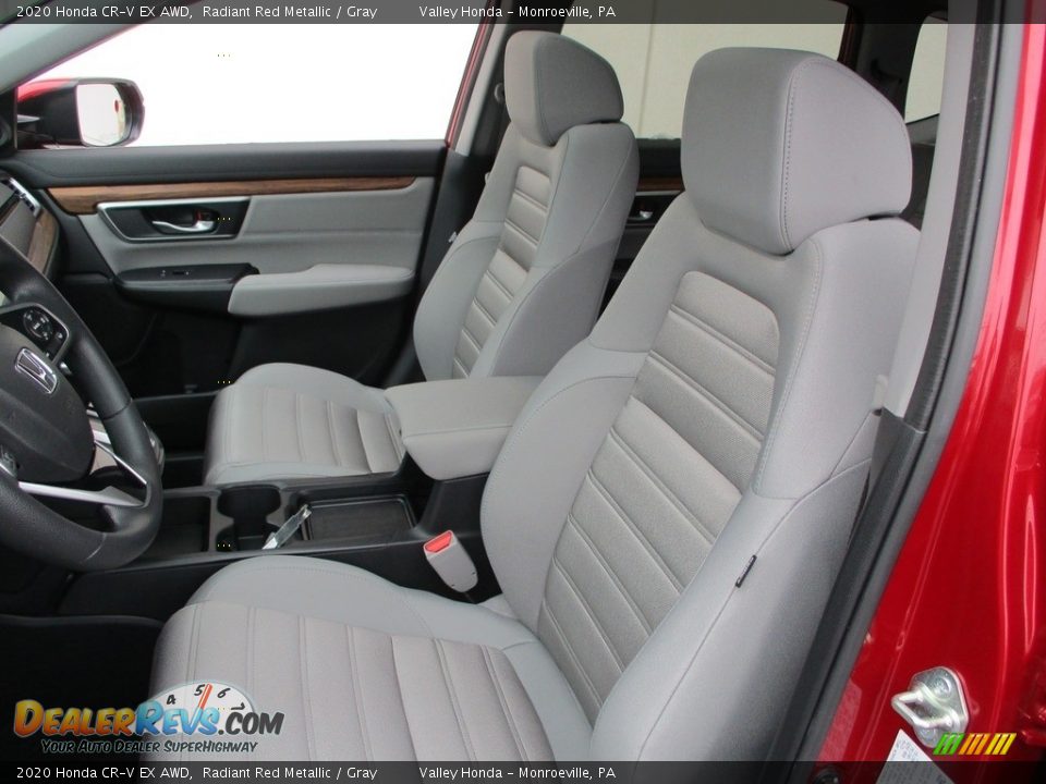 2020 Honda CR-V EX AWD Radiant Red Metallic / Gray Photo #11