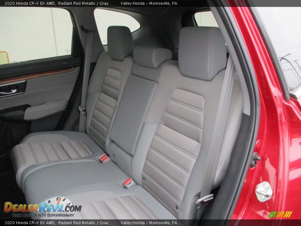 2020 Honda CR-V EX AWD Radiant Red Metallic / Gray Photo #12