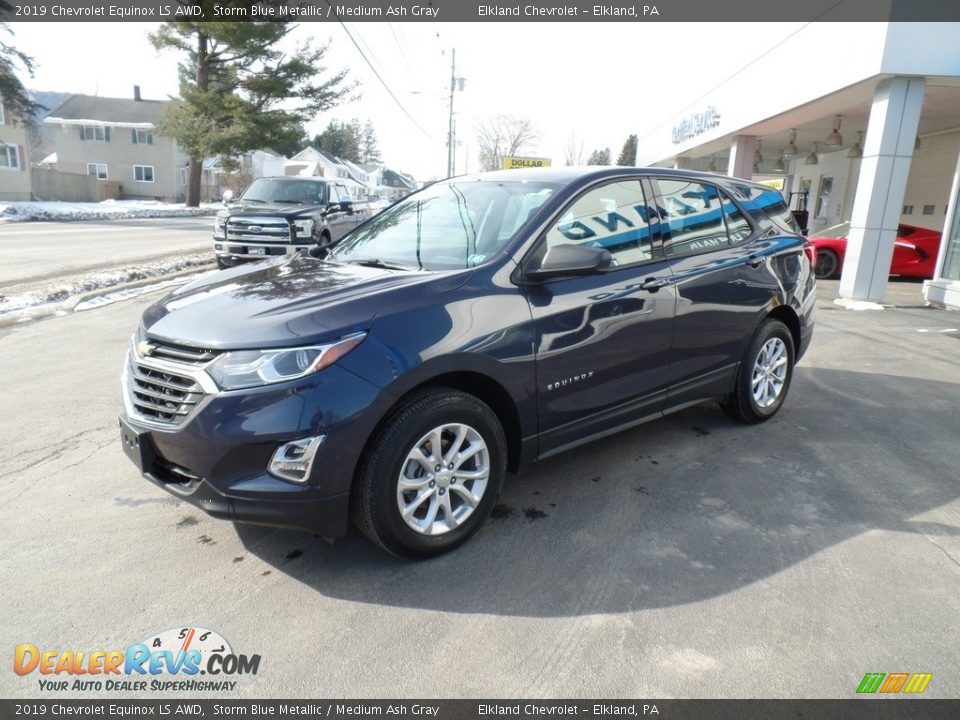 2019 Chevrolet Equinox LS AWD Storm Blue Metallic / Medium Ash Gray Photo #1