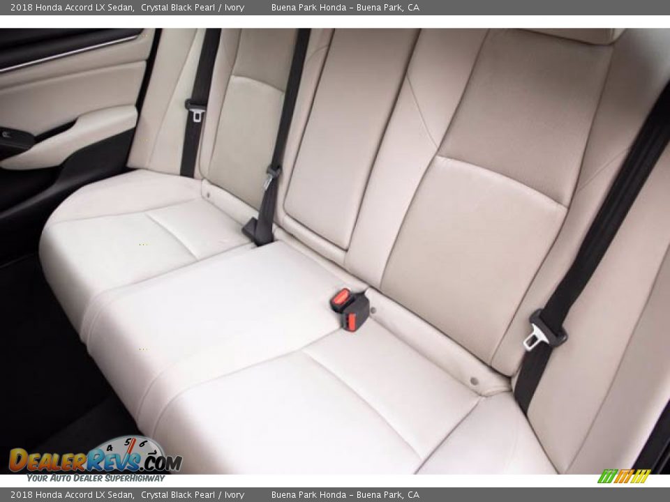 2018 Honda Accord LX Sedan Crystal Black Pearl / Ivory Photo #21