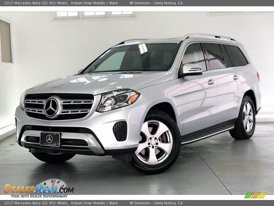 2017 Mercedes-Benz GLS 450 4Matic Iridium Silver Metallic / Black Photo #12