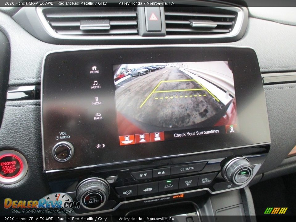2020 Honda CR-V EX AWD Radiant Red Metallic / Gray Photo #16