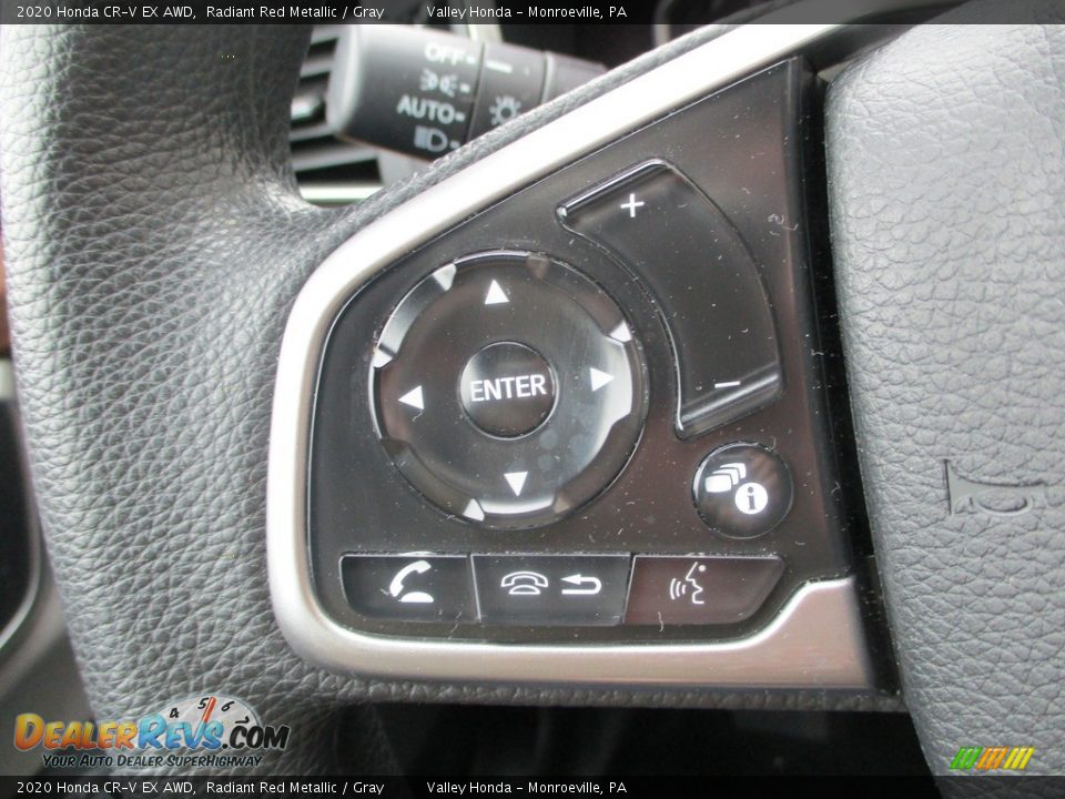 2020 Honda CR-V EX AWD Radiant Red Metallic / Gray Photo #17
