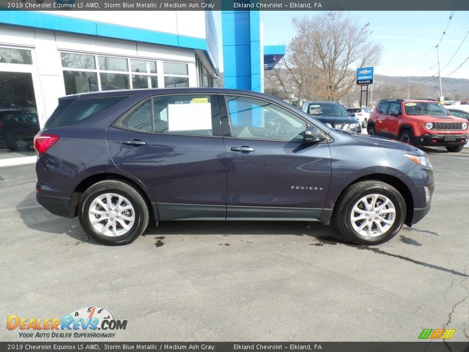 2019 Chevrolet Equinox LS AWD Storm Blue Metallic / Medium Ash Gray Photo #6