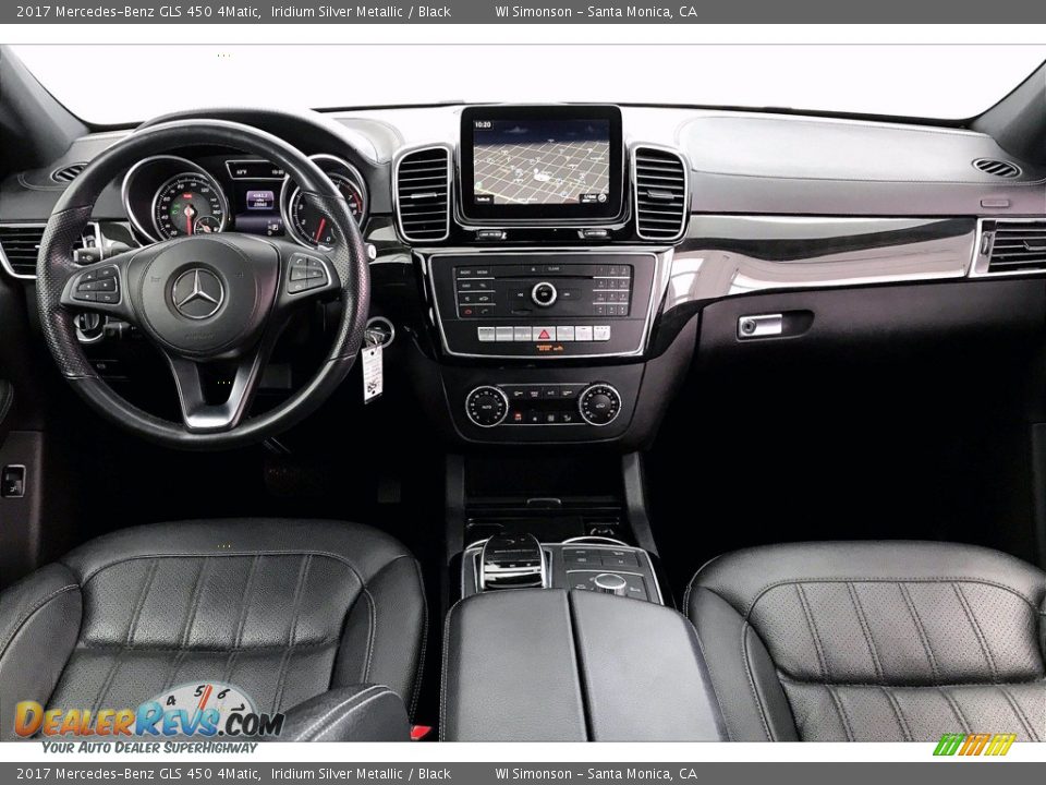 2017 Mercedes-Benz GLS 450 4Matic Iridium Silver Metallic / Black Photo #15