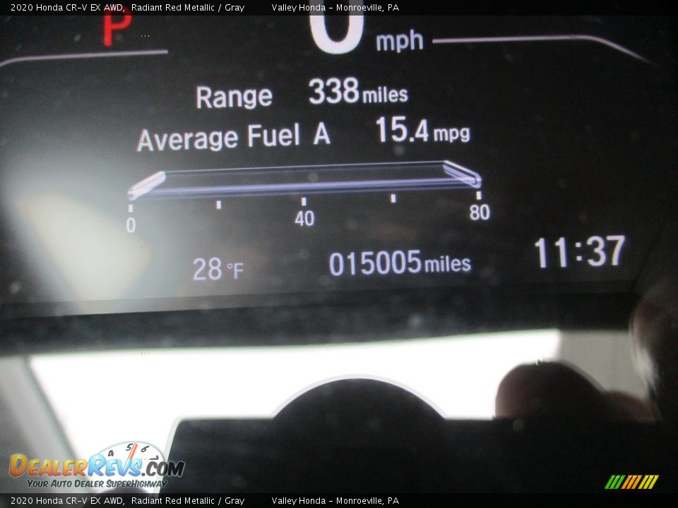 2020 Honda CR-V EX AWD Radiant Red Metallic / Gray Photo #20