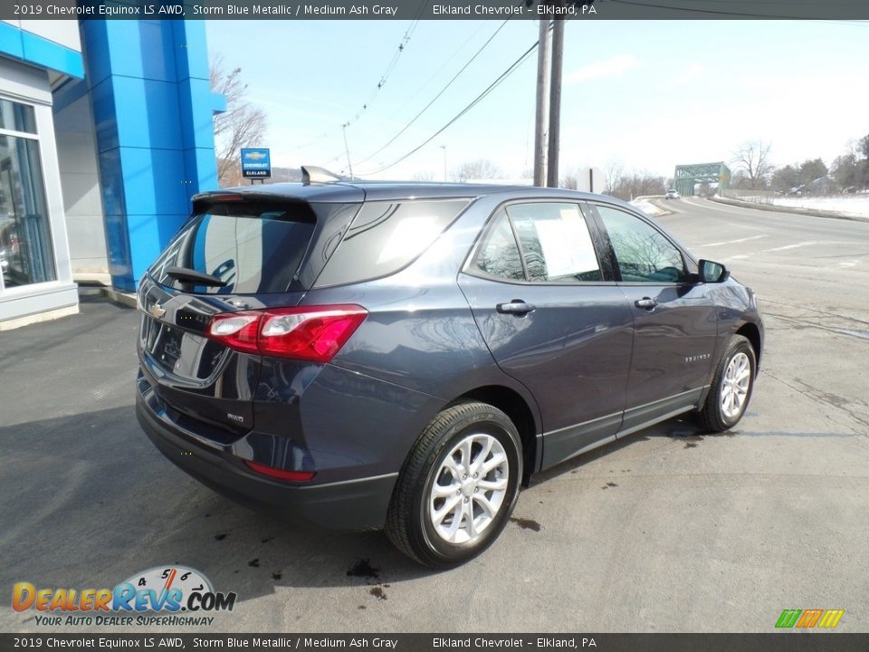 2019 Chevrolet Equinox LS AWD Storm Blue Metallic / Medium Ash Gray Photo #7