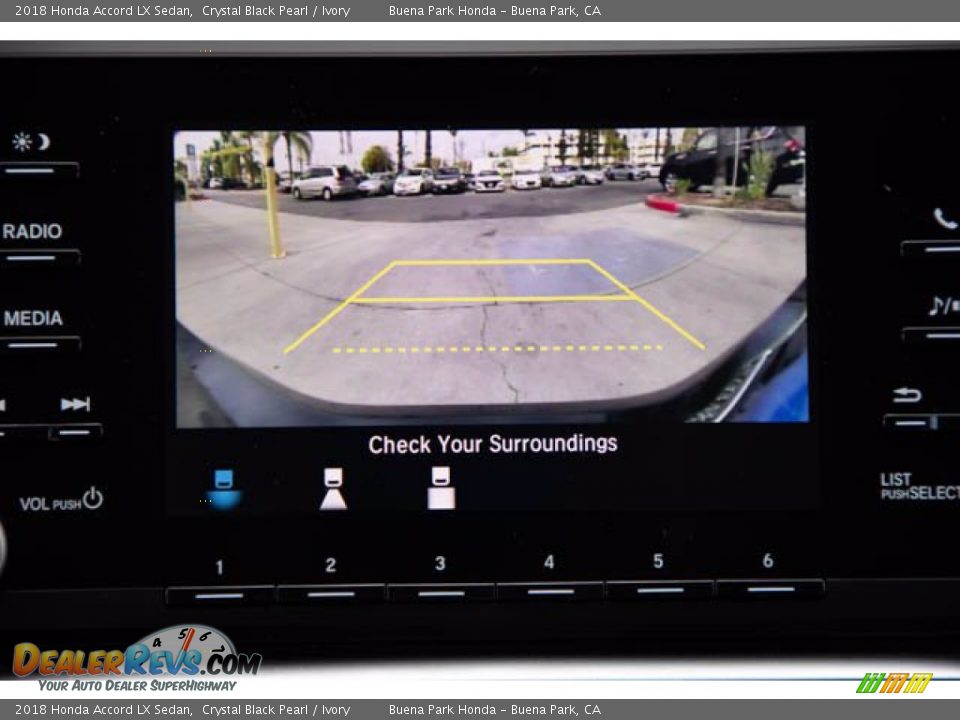 2018 Honda Accord LX Sedan Crystal Black Pearl / Ivory Photo #28