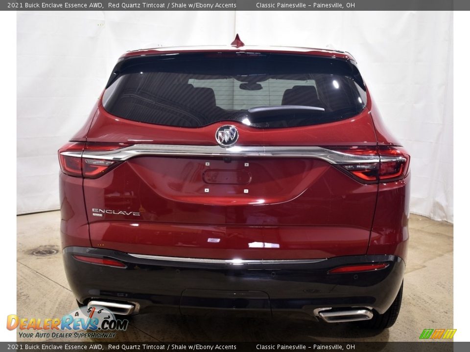 2021 Buick Enclave Essence AWD Red Quartz Tintcoat / Shale w/Ebony Accents Photo #3
