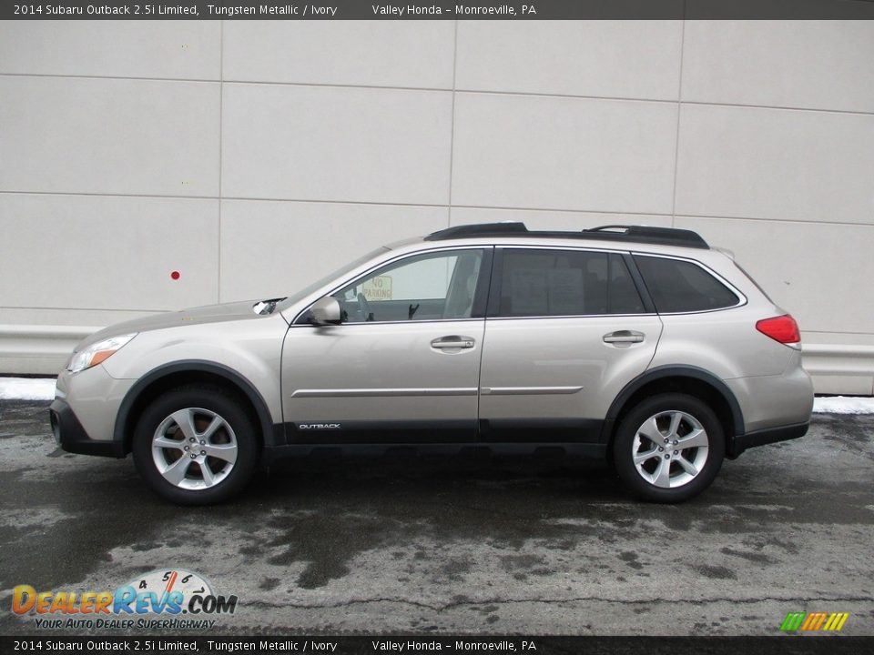 2014 Subaru Outback 2.5i Limited Tungsten Metallic / Ivory Photo #2