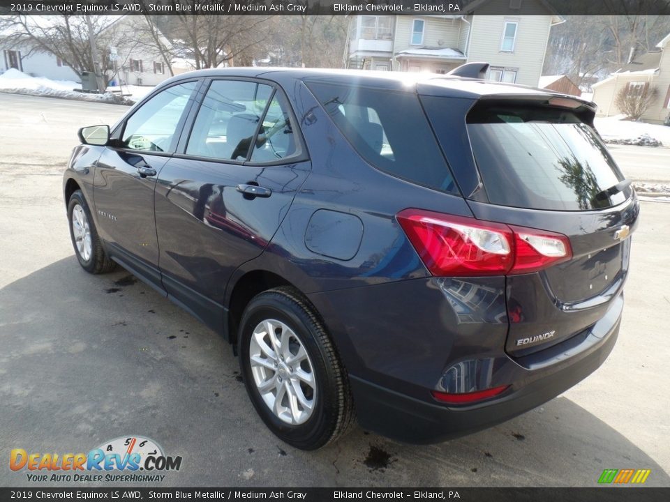 2019 Chevrolet Equinox LS AWD Storm Blue Metallic / Medium Ash Gray Photo #9