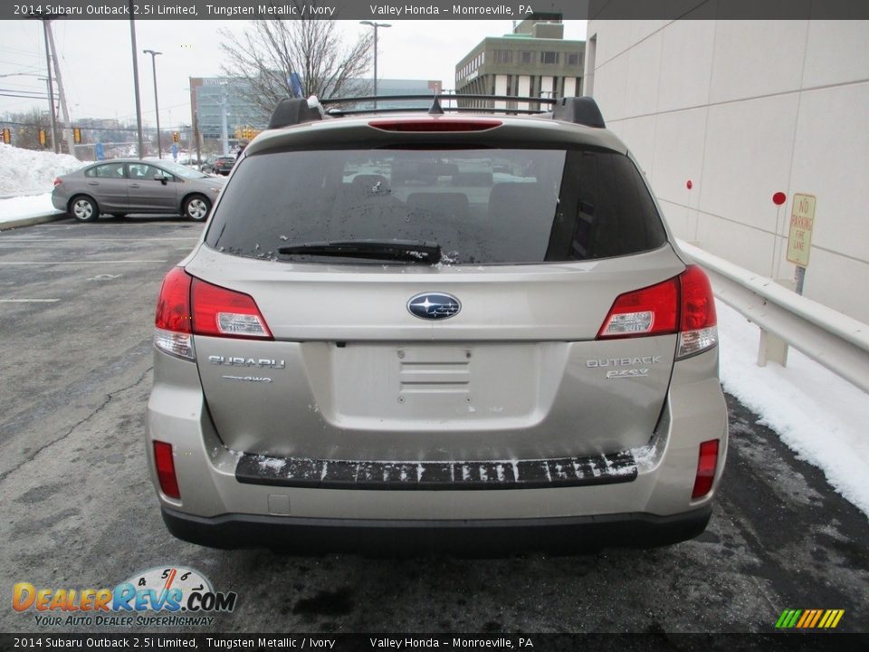 2014 Subaru Outback 2.5i Limited Tungsten Metallic / Ivory Photo #4